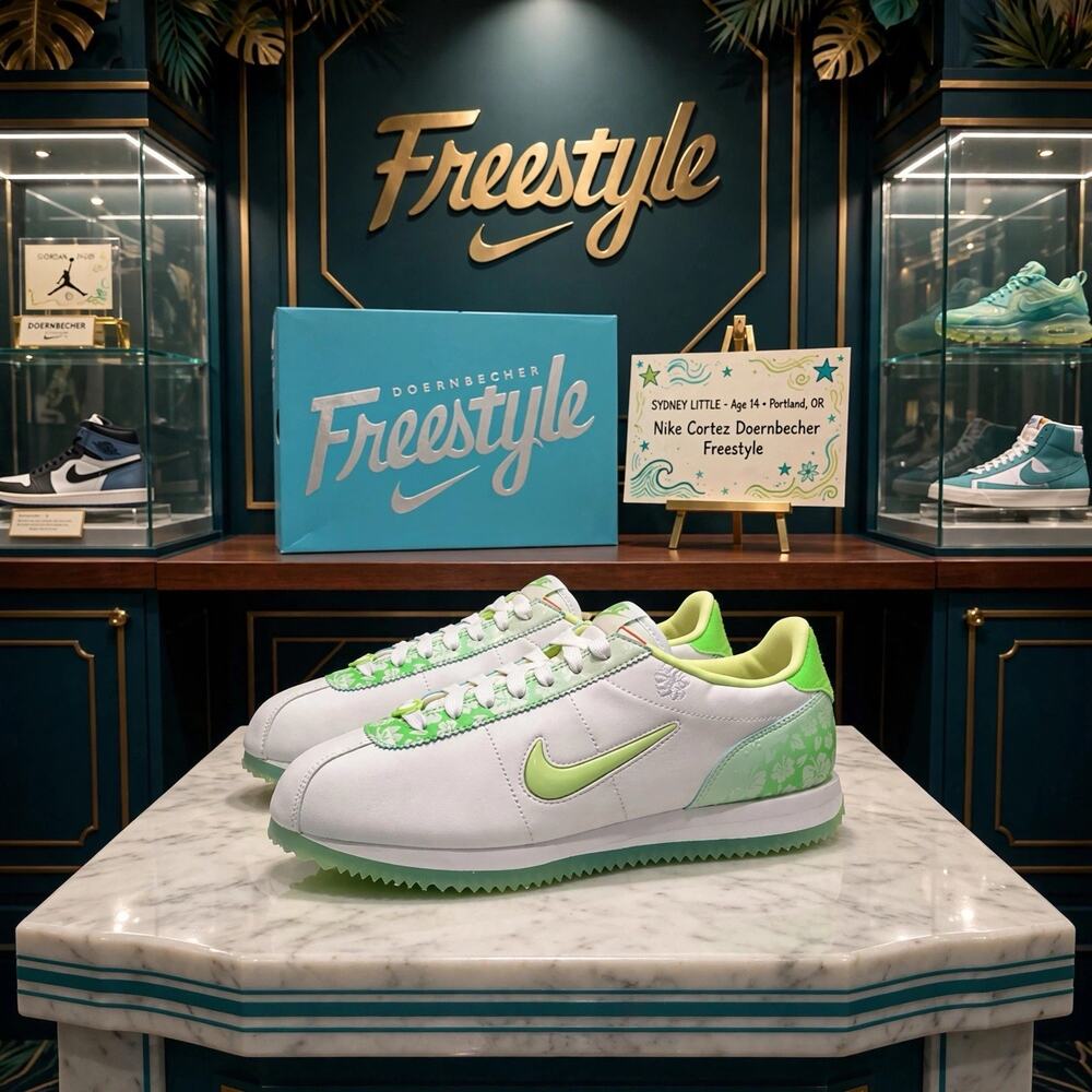 Size 10 Women Nike Cortez Doernbecher Freestyle Sydney Little FZ3020-919 2023
